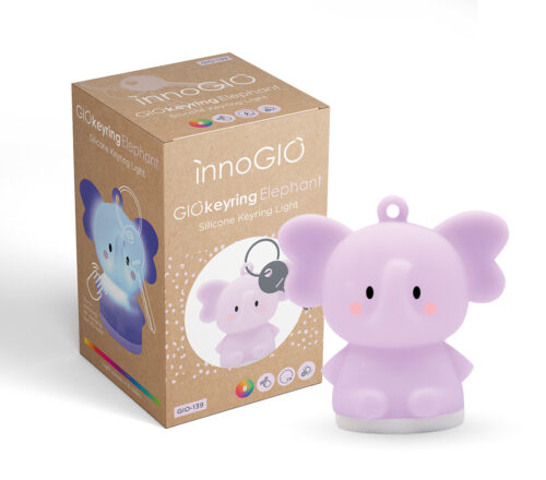 innoGIO llaveros de silicona GIOkeyring elefante