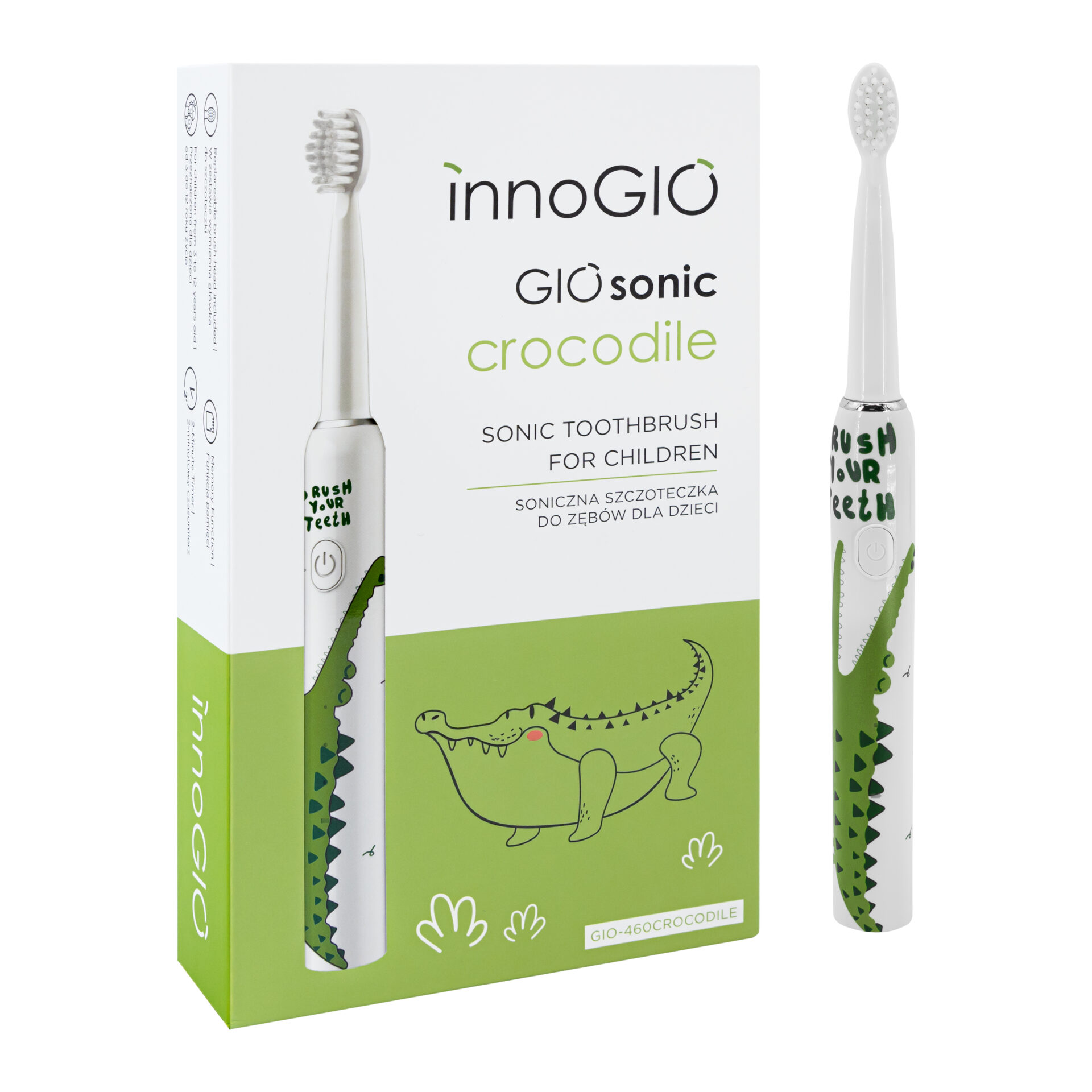 innoGIO cepillo de dientes sónico GIOsonic Crocodile