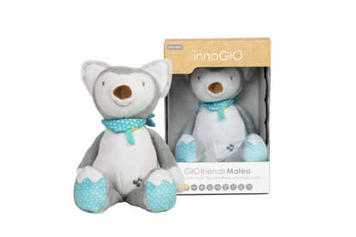 innoGIO peluche con luz y música GIOfriends mateo