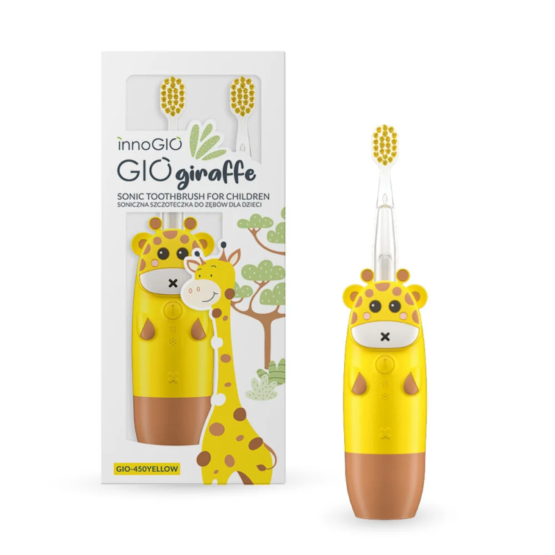 InnoGIO Cepillo de Dientes Sónico GIOgiraffe Yellow GIO-450YELLOW