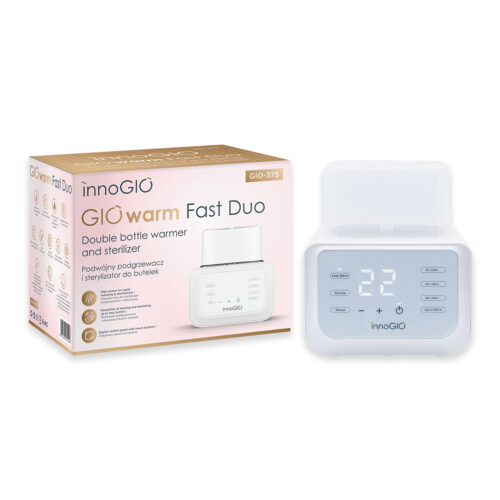 innoGIO calienta biberones y esterilizador doble GIOwarm fast duo